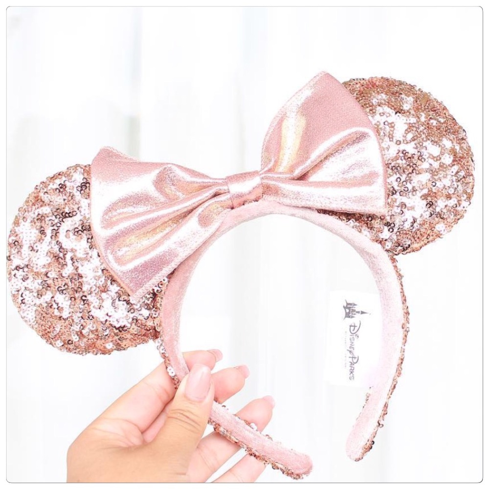 LAST CHANCE NWT Authentic Rose Gold Disney ears - Picture 2 of 7